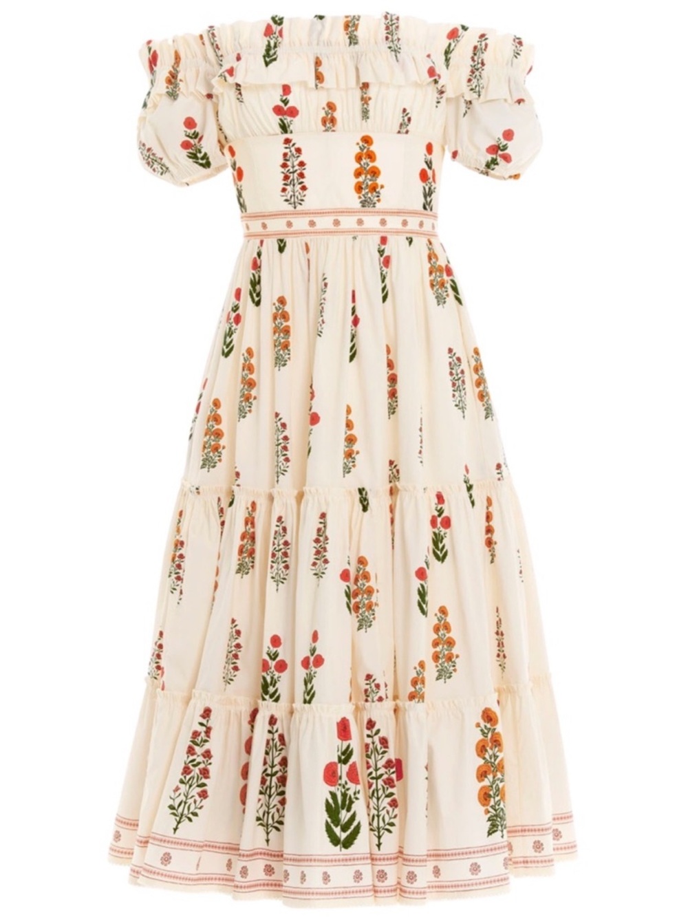ISO Agua Bendita Dahlia Banana Off The Shoulder Dress - Size XS